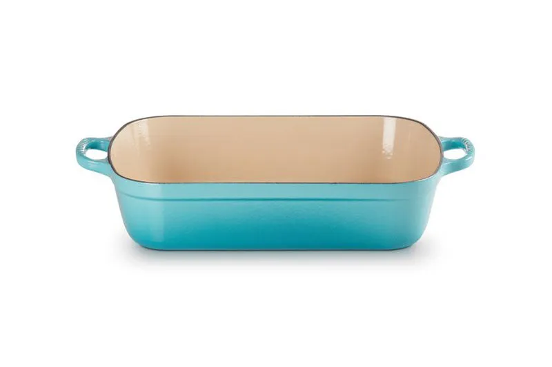 Le Creuset Signature Cast Iron Rectangular Roaster 33cm Teal