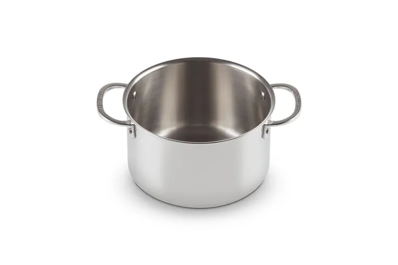 Le Creuset Signature Stainless Steel Deep Casserole 20cm