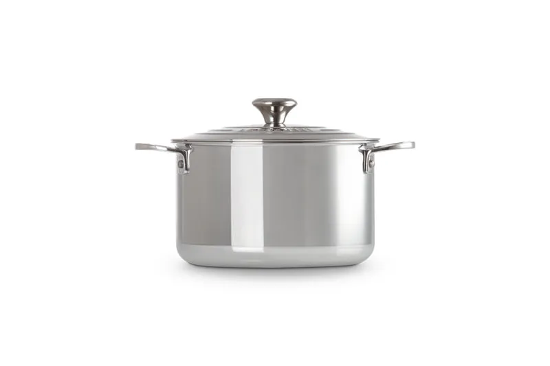 Le Creuset Signature Stainless Steel Deep Casserole 20cm