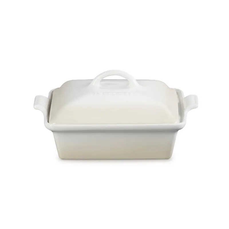 Le Creuset Stoneware Deep Square Dish with Lid 23cm