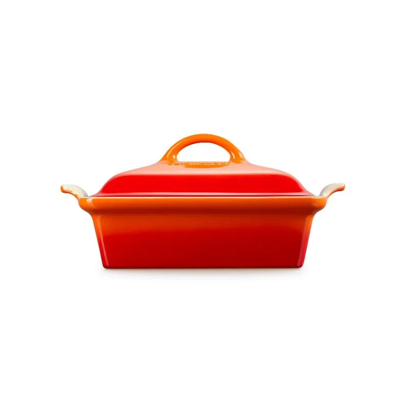 Le Creuset Stoneware Deep Square Dish with Lid 23cm