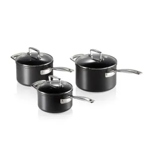 Le Creuset Toughened Non-Stick Saucepan Set 16/18/20cm