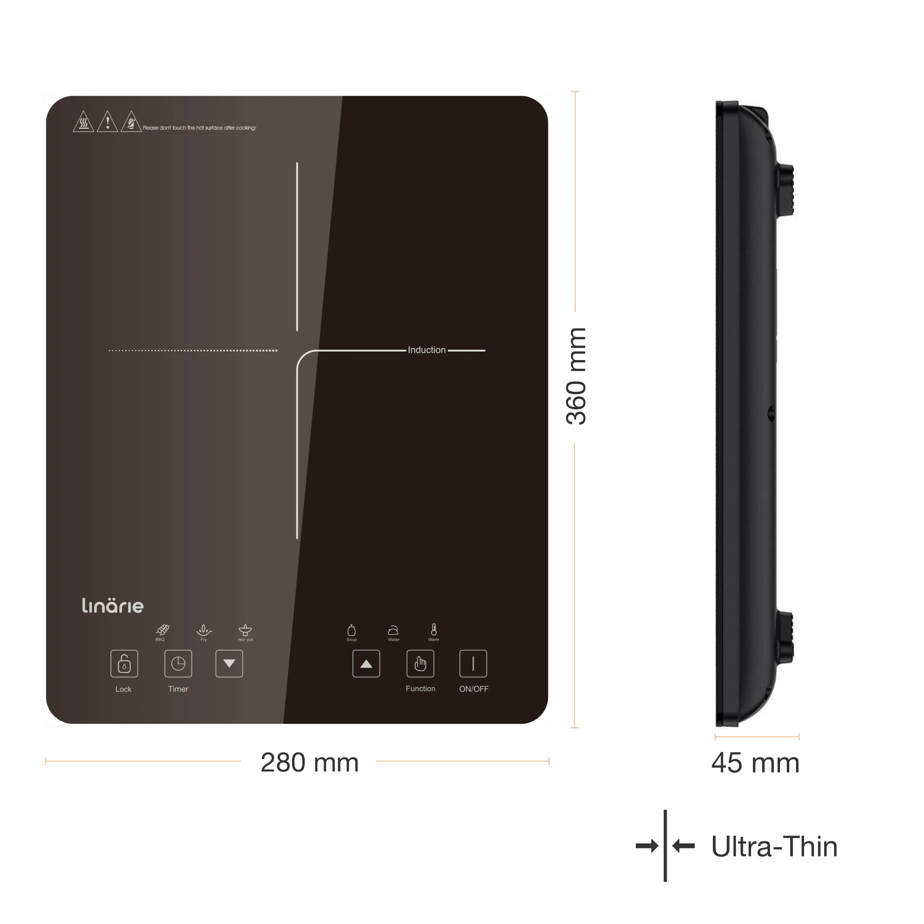 Lille Ultra-Thin Portable Induction Cooktop LS30I1Z