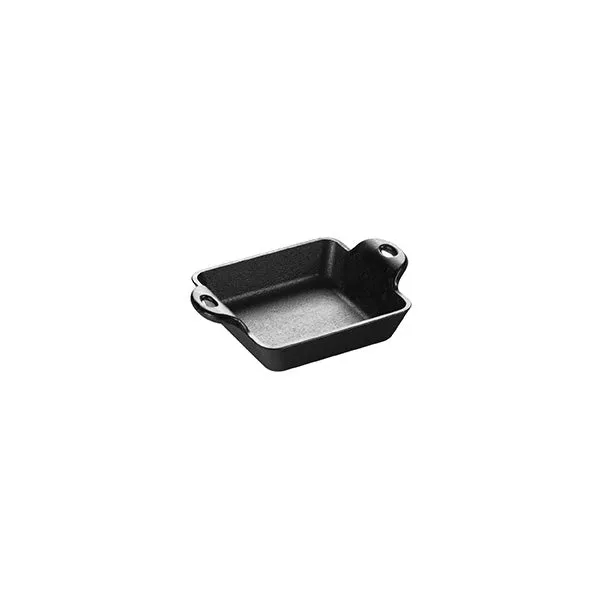 Lodge Heat-Treated 10 Ounce Square Cast Iron Mini Server