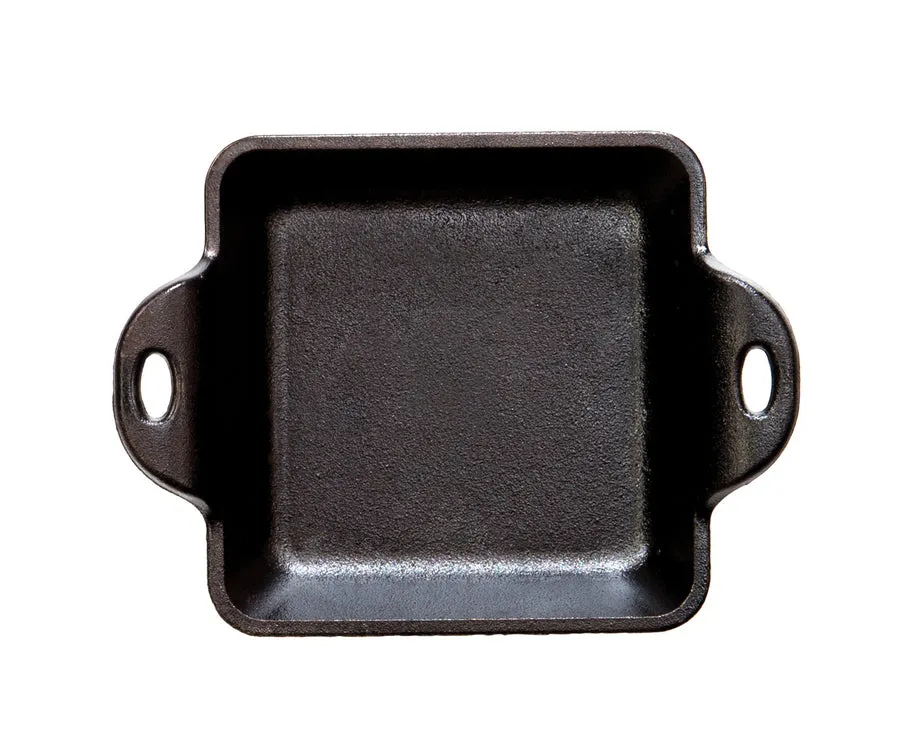 Lodge Heat-Treated 10 Ounce Square Cast Iron Mini Server