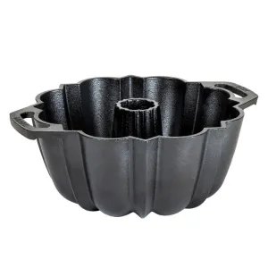 Lodge Seasoned Cast Iron Fluted Cake (Bundt)  Pan