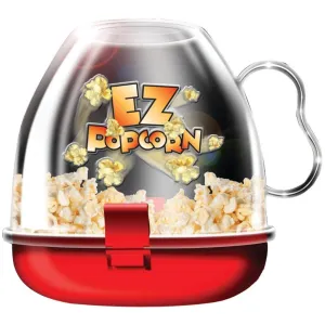 Microwave Popcorn Maker Ez Popcorn Maker, EZ Small Fast Easy Mini Poppers Popcorn Maker Ware Kitchen