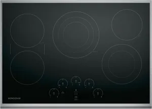 Monogram ZEU30RSJSS 30 Inch Electric Cooktop with 5 Elements