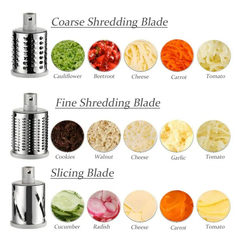 Multi-functional Stainless Steel Kitchen Slicer Grater Kit