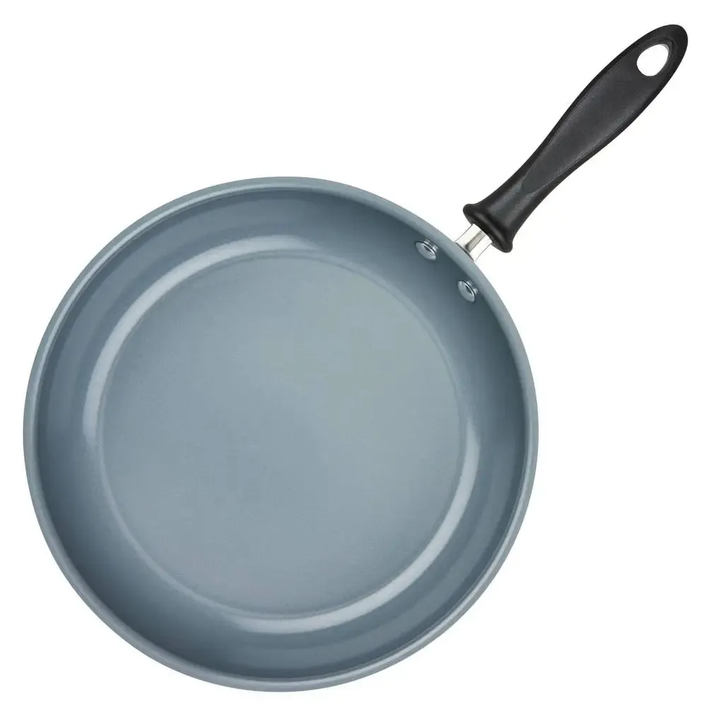 Open Box - Farberware Reliance Pro 9", 11" Nonstick Ceramic Twin Pack Skillets Teal/Gray