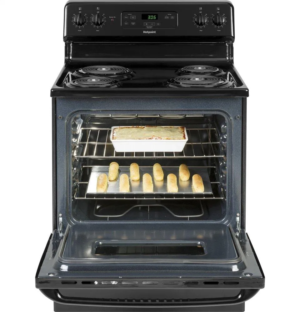 RBS360DMBB Hotpoint® ENERGY STAR® 30" Free-Standing Standard Clean Electric Range