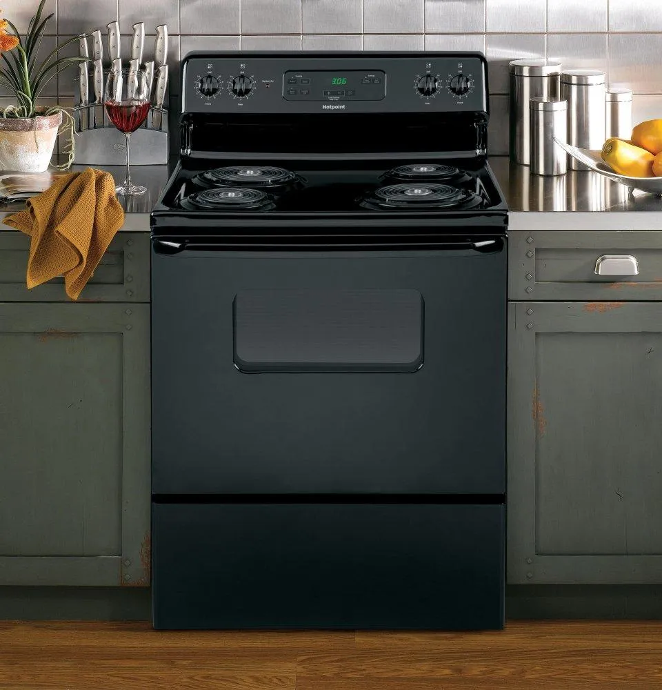 RBS360DMBB Hotpoint® ENERGY STAR® 30" Free-Standing Standard Clean Electric Range