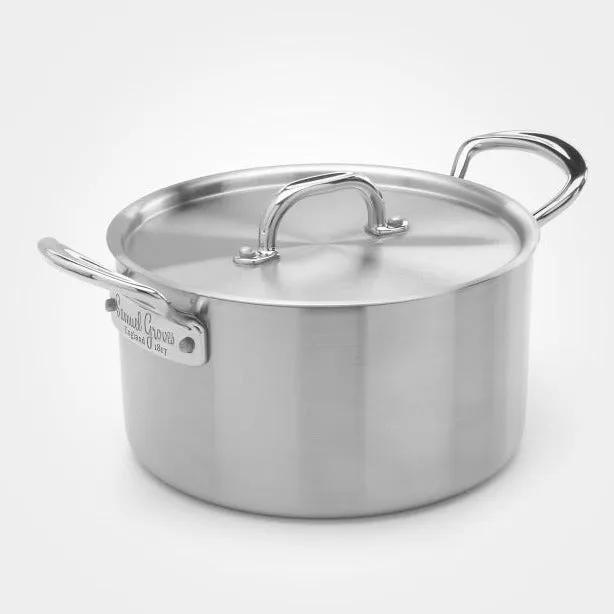 Samuel Groves Classic Stainless Steel Triply Casserole Pan with Lid