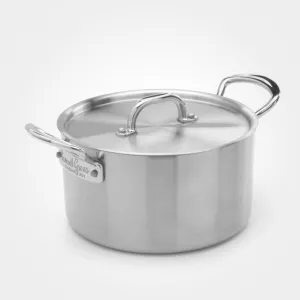 Samuel Groves Classic Stainless Steel Triply Casserole Pan with Lid