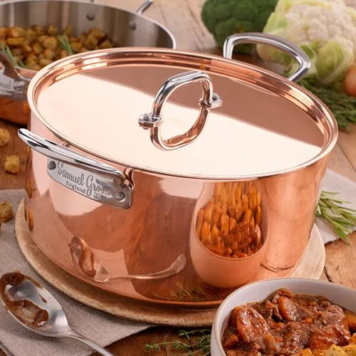 Samuel Groves Copper Casserole Pan