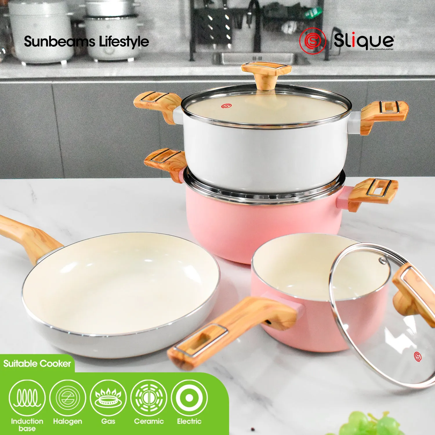 SLIQUE Premium Dutch Oven 20cm Elements Collection