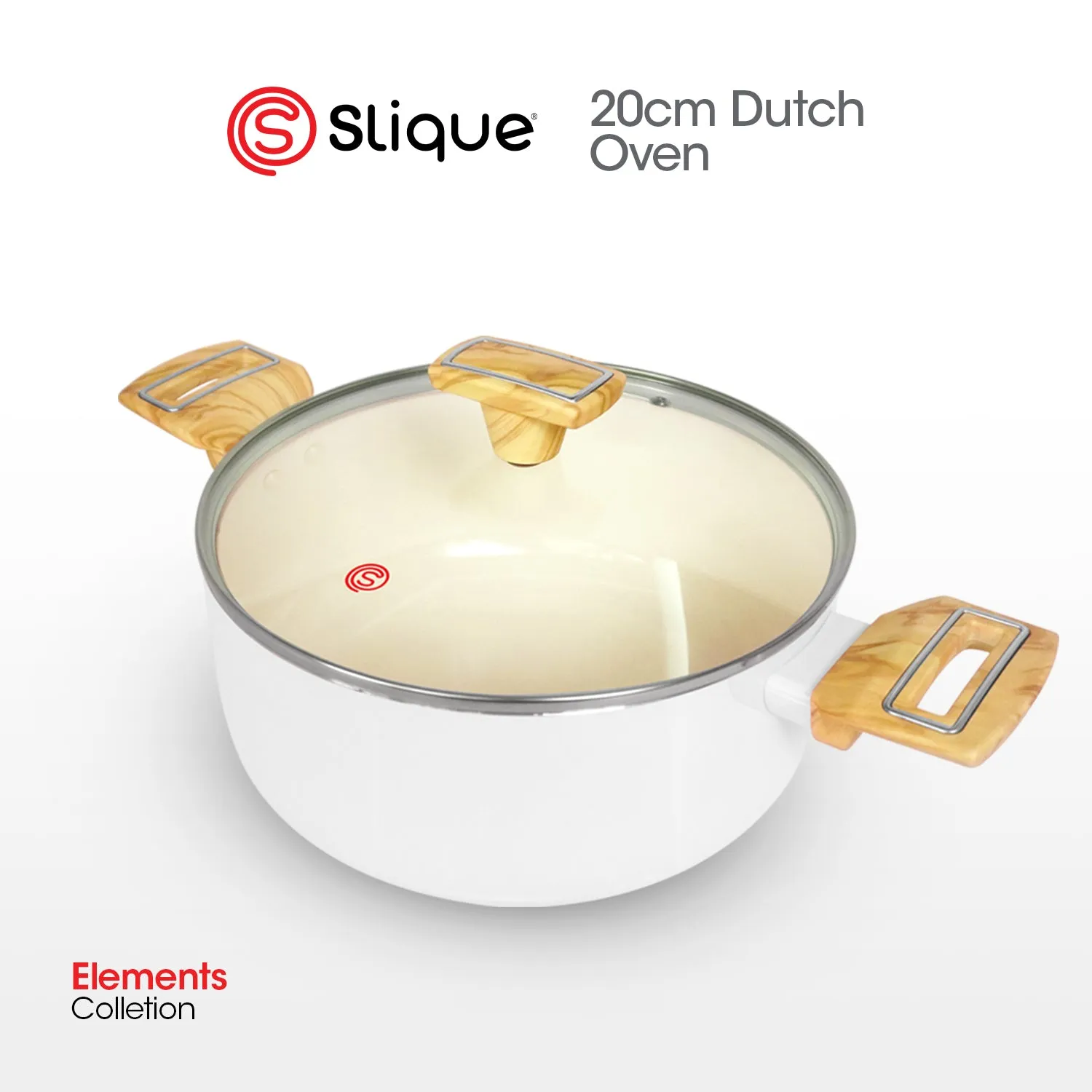 SLIQUE Premium Dutch Oven 20cm Elements Collection