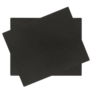 SM1720BLWRX2 2-Pack Black Matte Nonslip Counter Mat 17 x 20-Inches