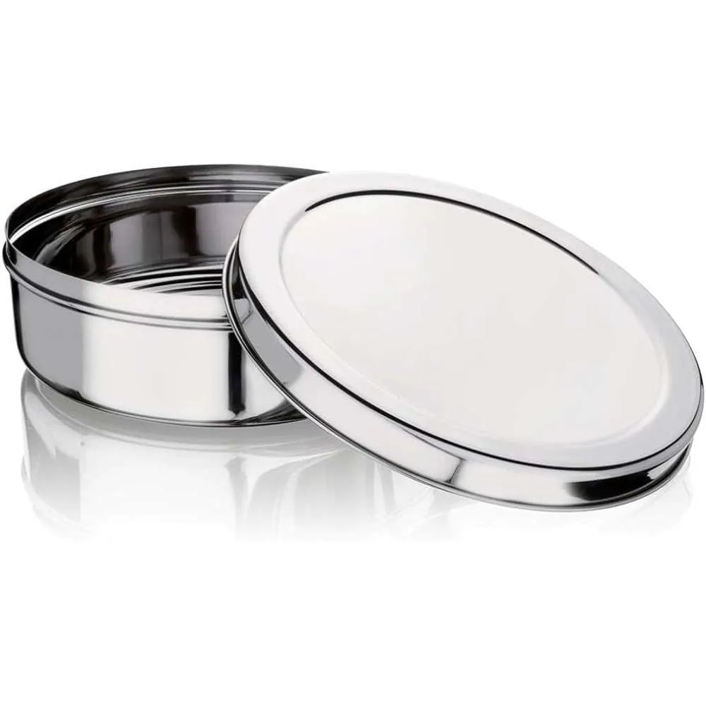 Stainless Steel Dabba Puri 18.5cm