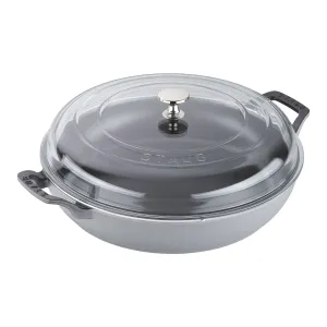 Staub 3.5 Qt. Braiser w/ Glass Lid