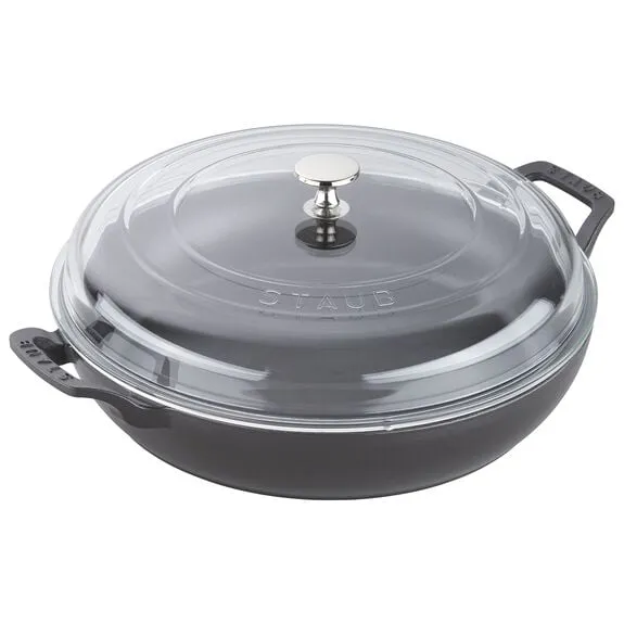 Staub 3.5 Qt. Braiser w/ Glass Lid