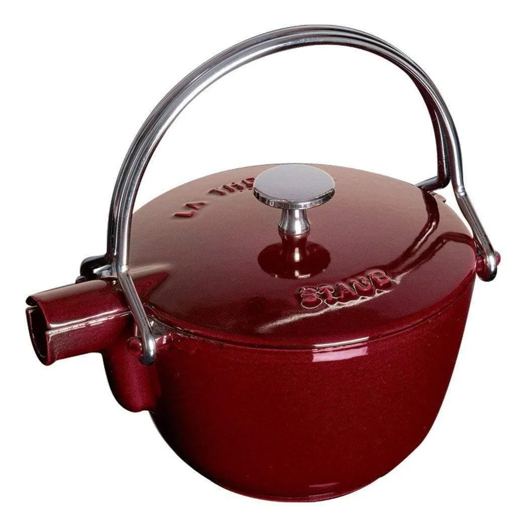 Staub Cast Iron 1-qt Round Tea Kettle