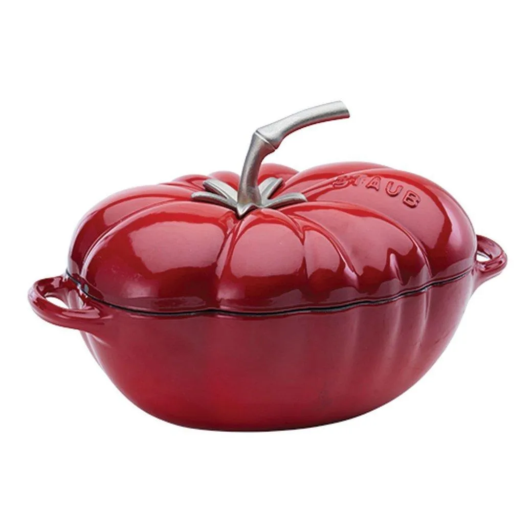 Staub Cast Iron 3-qt Tomato Cocotte - Cherry