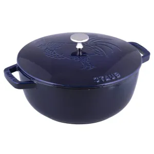 Staub Cast Iron 3.75-qt Essential French Oven Rooster