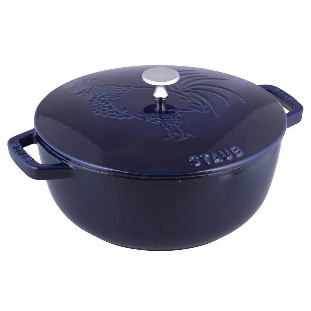 Staub Cast Iron 3.75-qt Essential French Oven Rooster