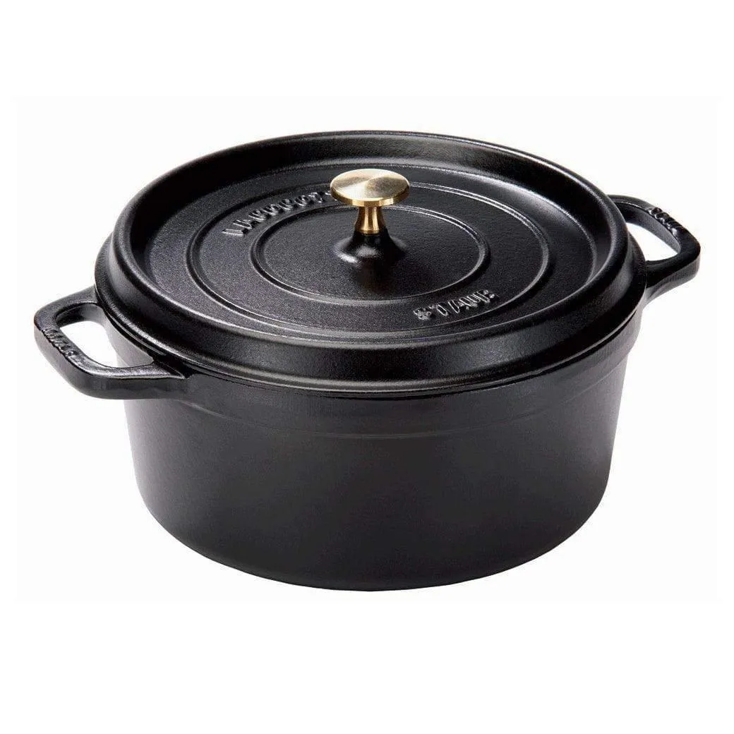 Staub Cast Iron 4-qt Round Cocotte