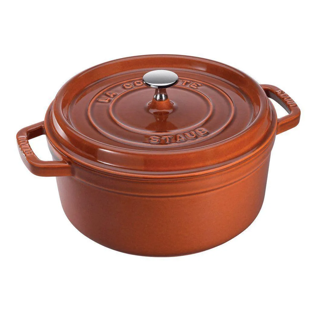 Staub Cast Iron 4-qt Round Cocotte