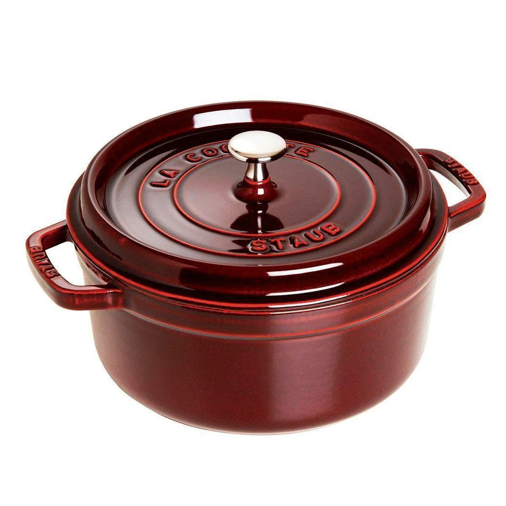 Staub Cast Iron 4-qt Round Cocotte