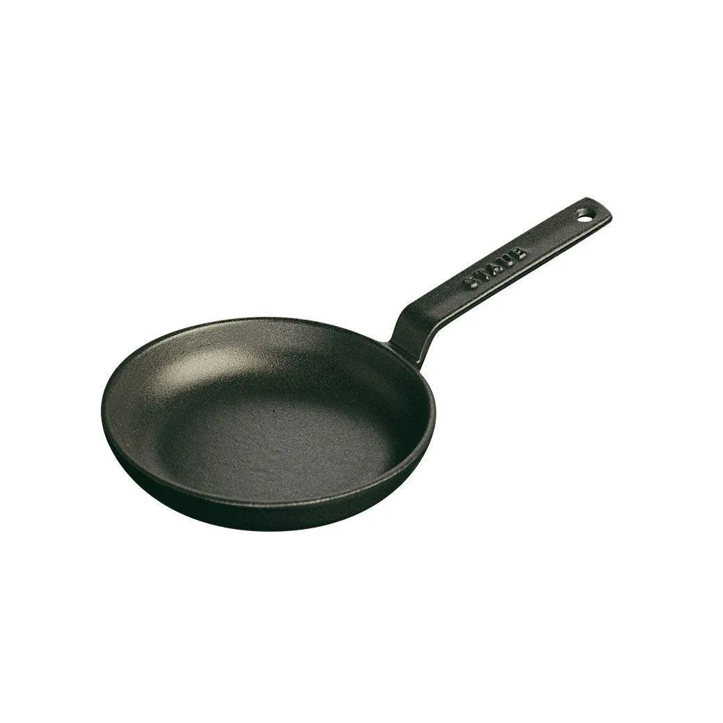 Staub Cast Iron 4.75″ Mini Frying Pan - Matte Black