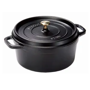 Staub Cast Iron 5.5-qt Round Cocotte