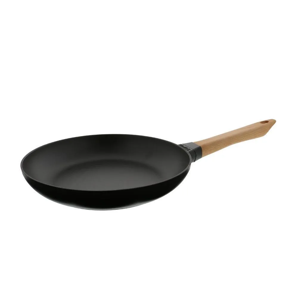 Staub Cast Iron Beechwood Handle Fry Pan