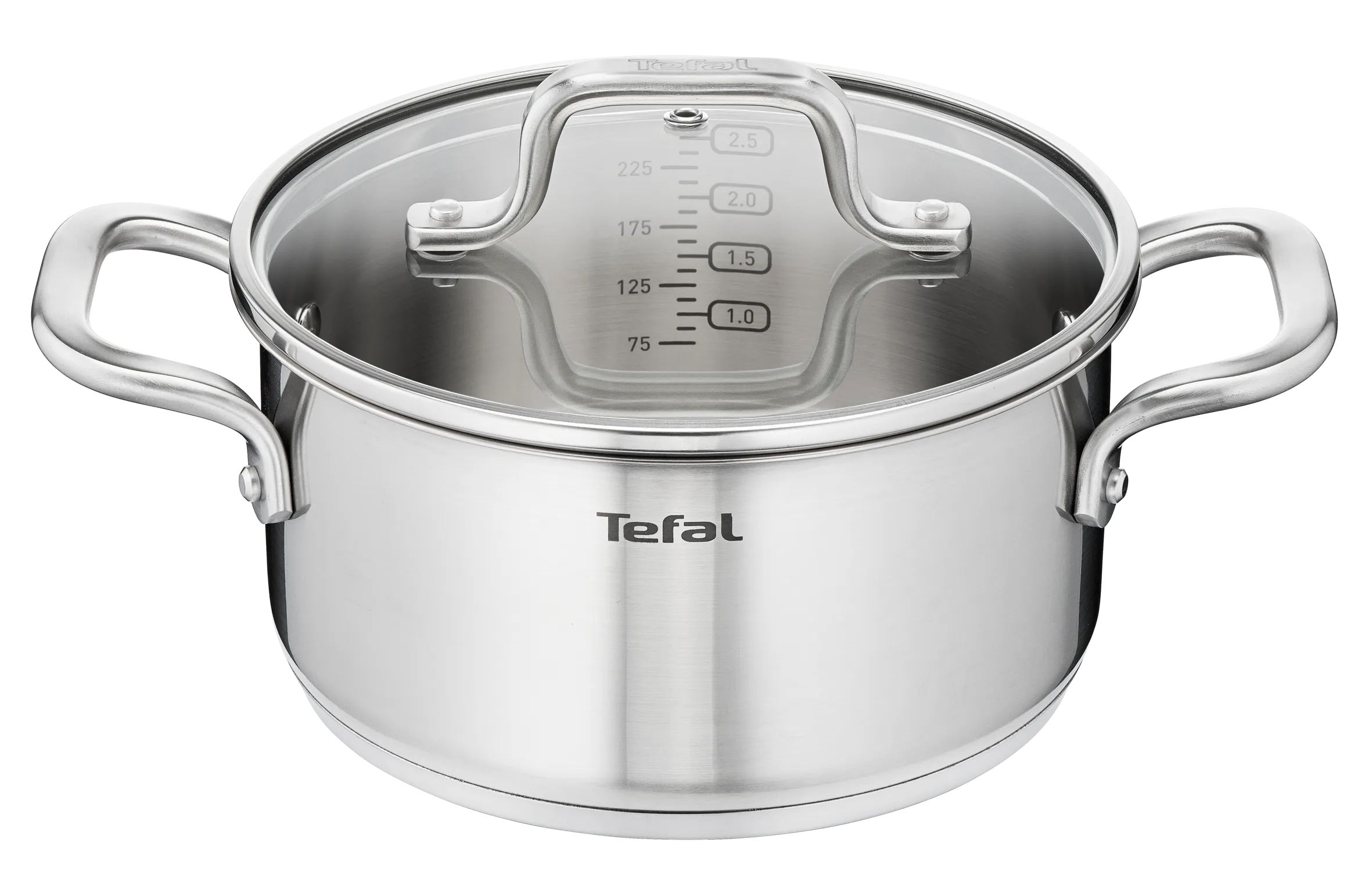 Tefal Virtuoso Stainless Steel Induction Stewpot 20cm/3.1L   Lid