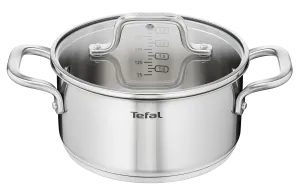 Tefal Virtuoso Stainless Steel Induction Stewpot 20cm/3.1L   Lid