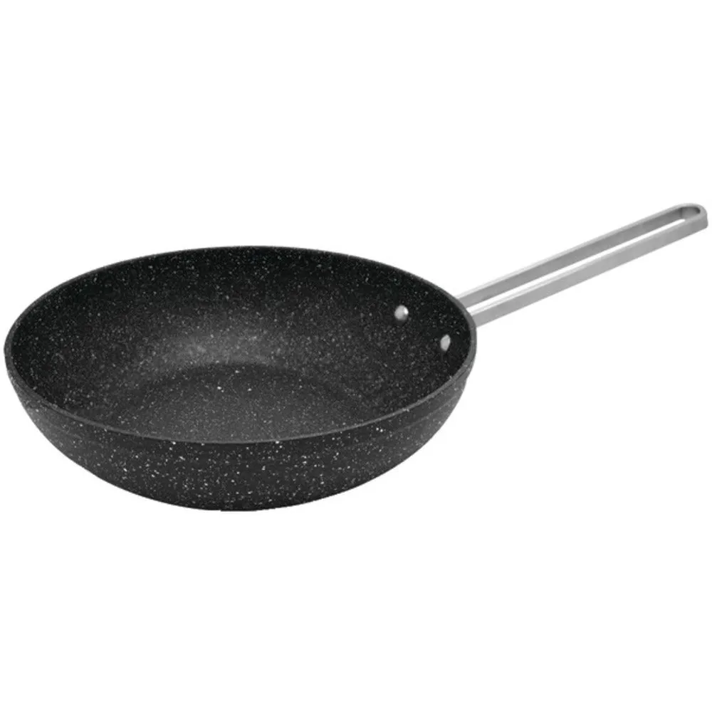 THE ROCK by Starfrit 030270-006-0000 THE ROCK by Starfrit 7.08 Personal Wok Pan with Stainless Steel Wire Handle