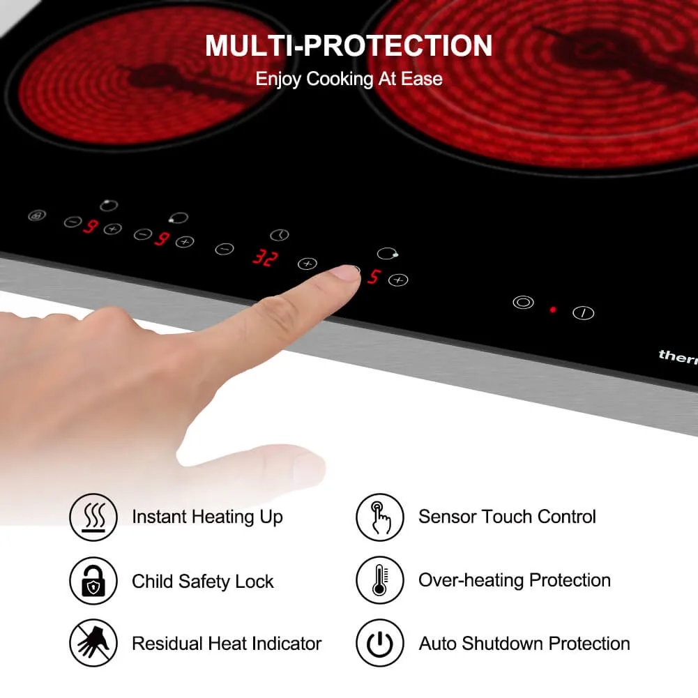 Thermomate 24'' Built-In Ceramic Cooktop - Sensor Touch