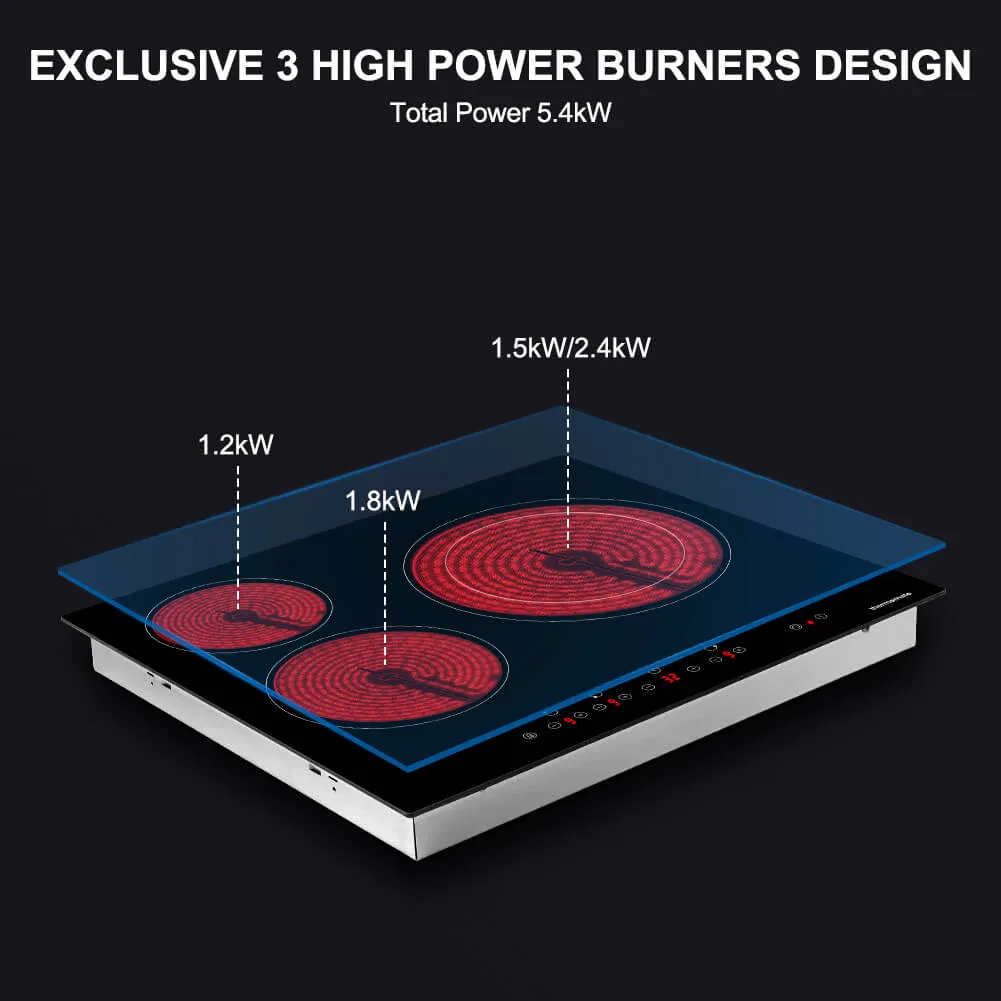 Thermomate 24'' Built-In Ceramic Cooktop - Sensor Touch