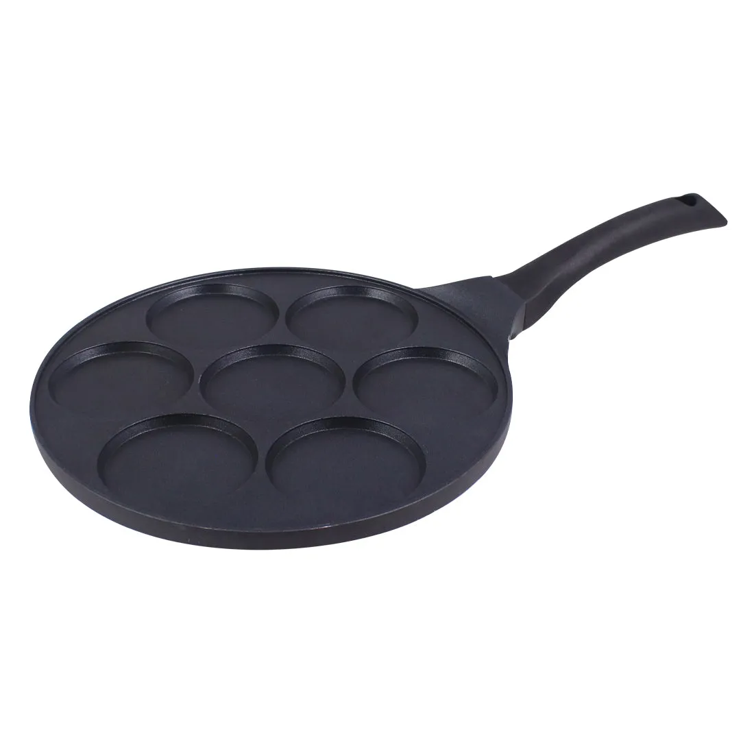 Wonderchef Renewed Inducta Multi Pan with 7 cavities | Non-stick | Die-cast Body | Gas & Induction Friendly | Ideal For uttapams, omelets, pancakes, chillas, mini dosas | 270 ml | 3mm Thick | 1 Year Warranty