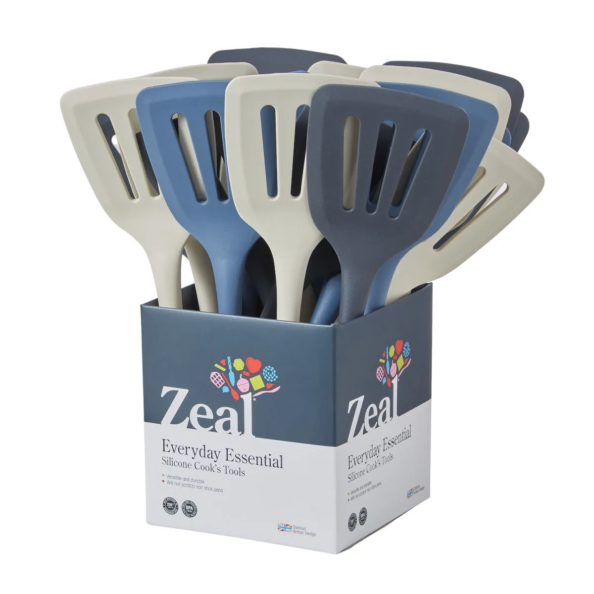 Zeal Cosy Slotted Turner Assorted (price per item)