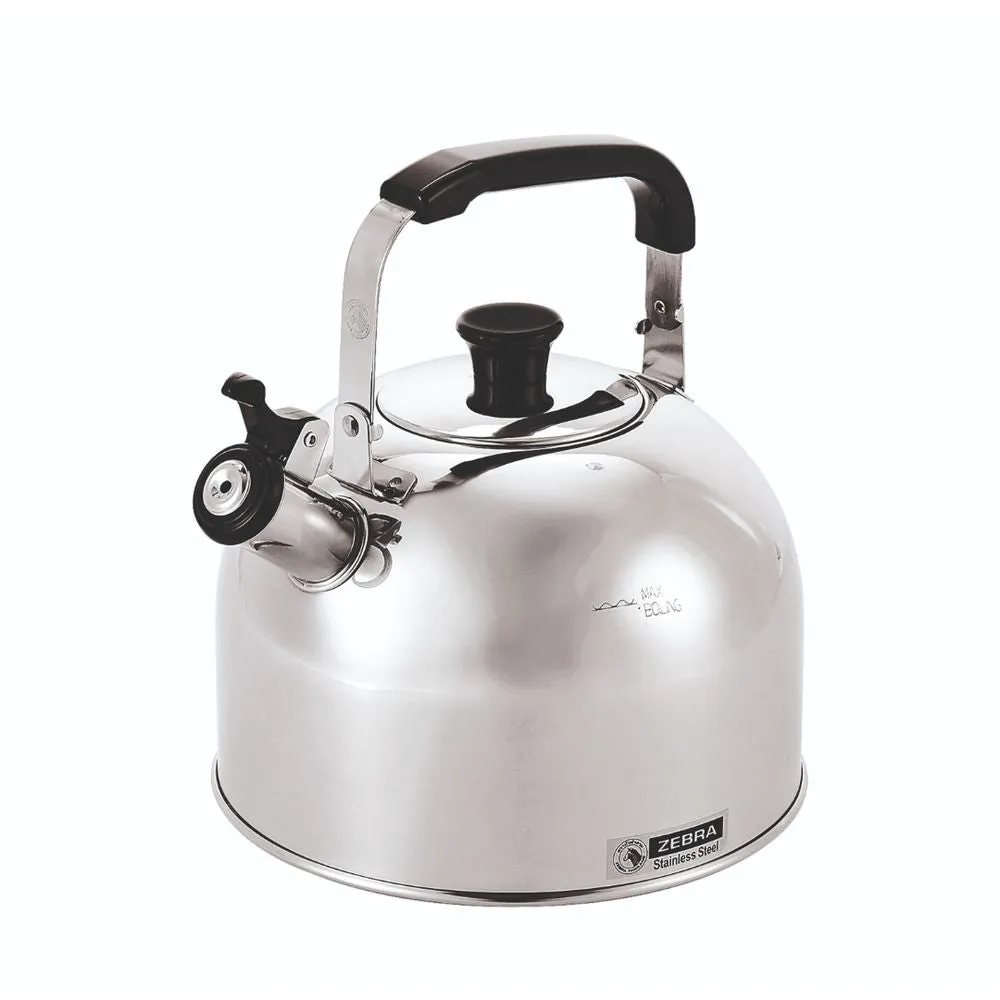 Zebra Stainless Steel Whistling Kettle